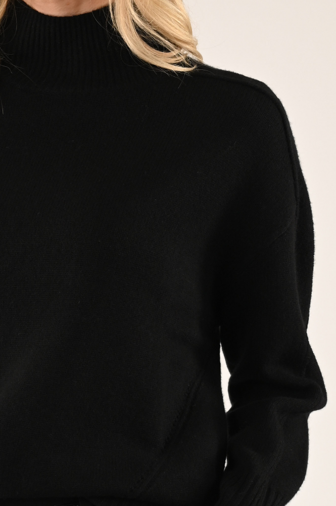Marc Cain XS 41.51 M63 Trui turtle neck Zwart