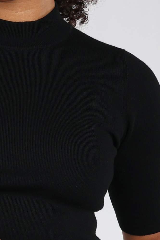 Emotions 226003 Trui turtle neck Zwart