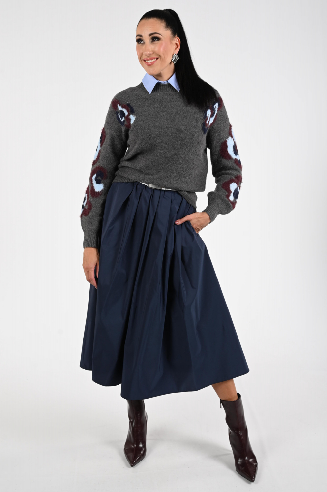 Caroline Biss 4256 Trui turtle neck Grijs