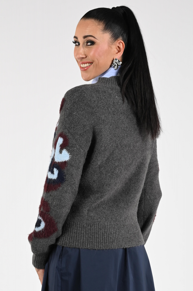 Caroline Biss 4256 Trui turtle neck Grijs