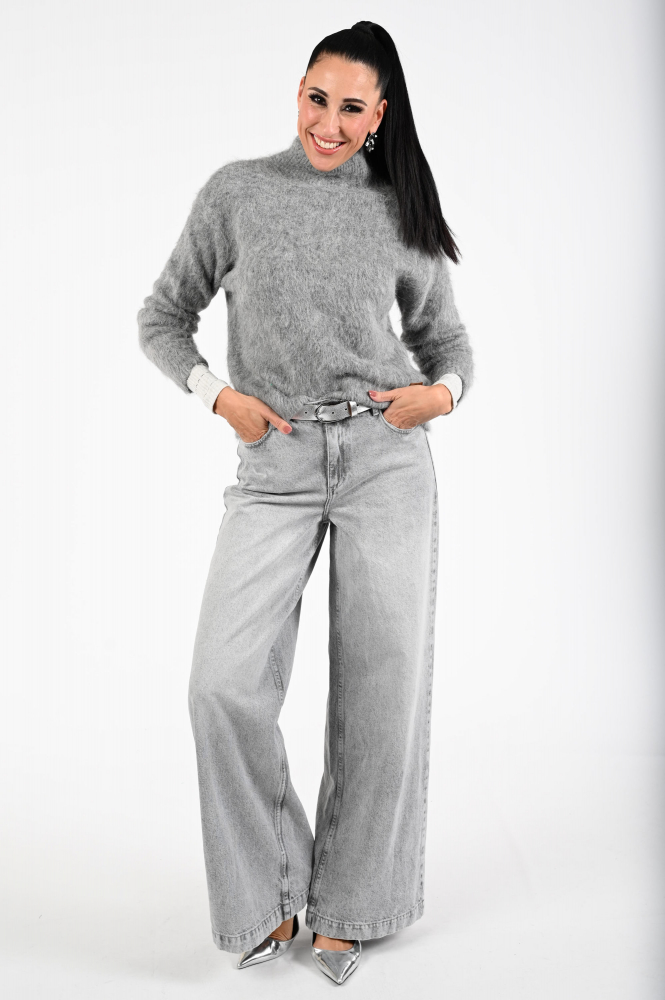 Moscow Ashley 38-09 Trui turtle neck Grijs