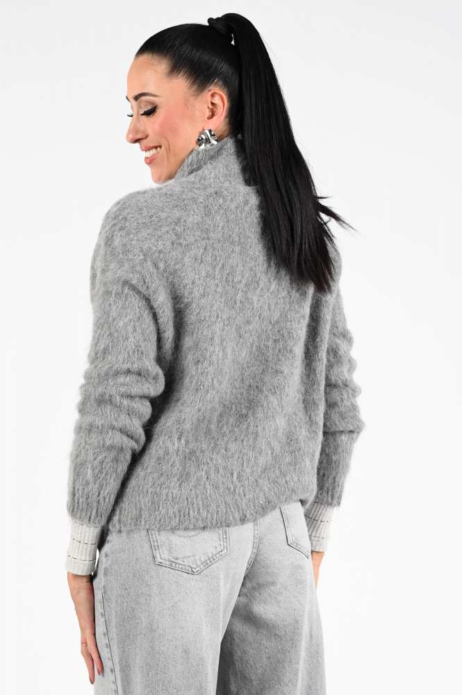 Moscow Ashley 38-09 Trui turtle neck Grijs