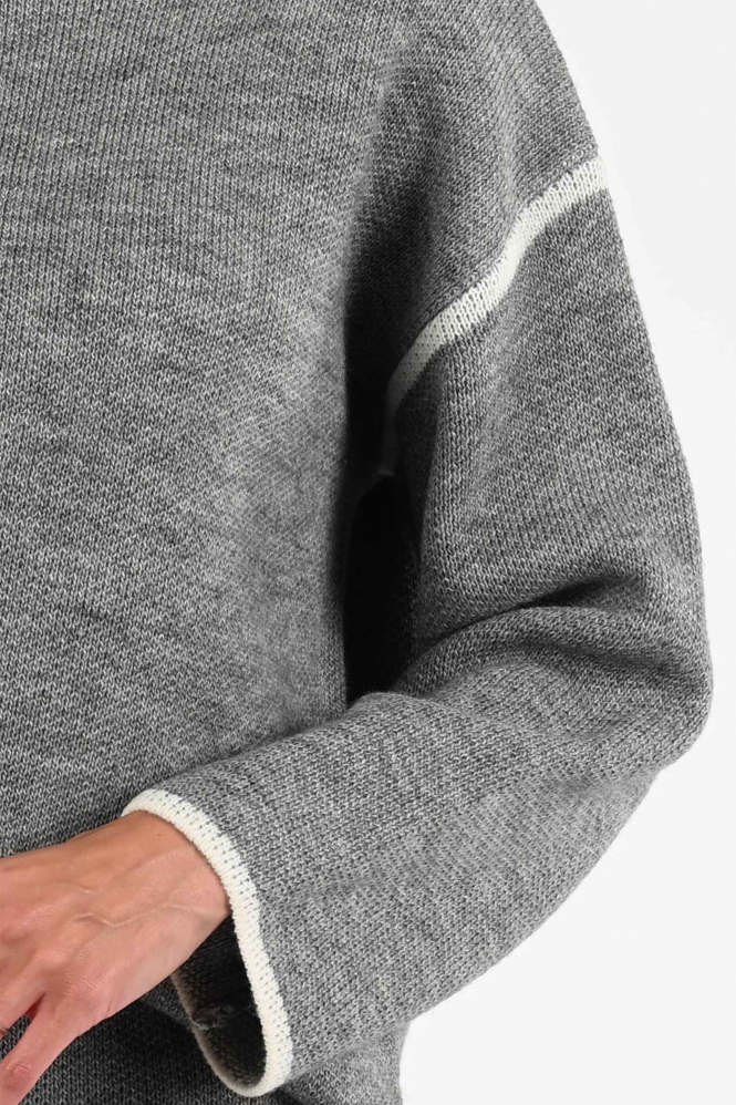 Geisha 54801-10 Trui turtle neck Grijs