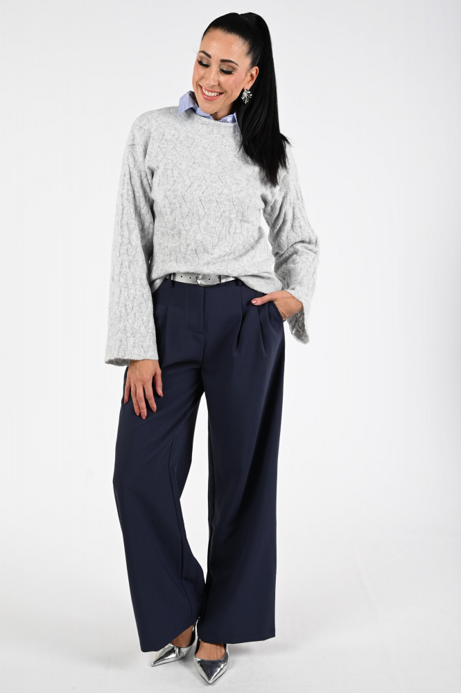 Aimée the label sybe Trui turtle neck Grijs