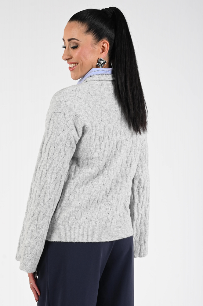 Aimée the label sybe Trui turtle neck Grijs
