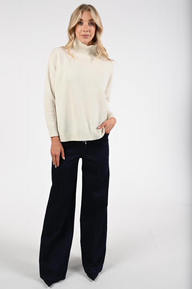 MaxMara Borgia mm12139 Trui turtle neck Beige