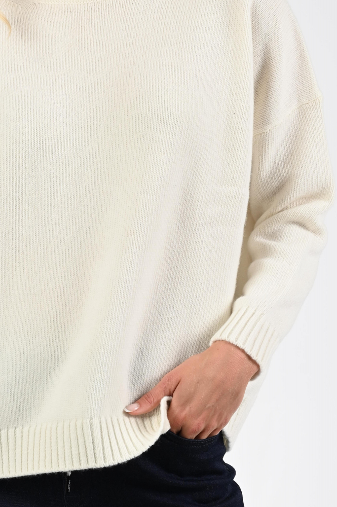MaxMara Borgia mm12139 Trui turtle neck Beige