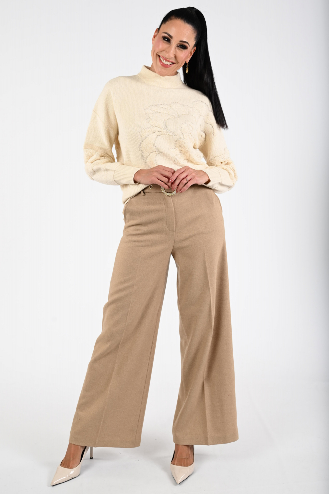 Caroline Biss 4215 Trui turtle neck Beige