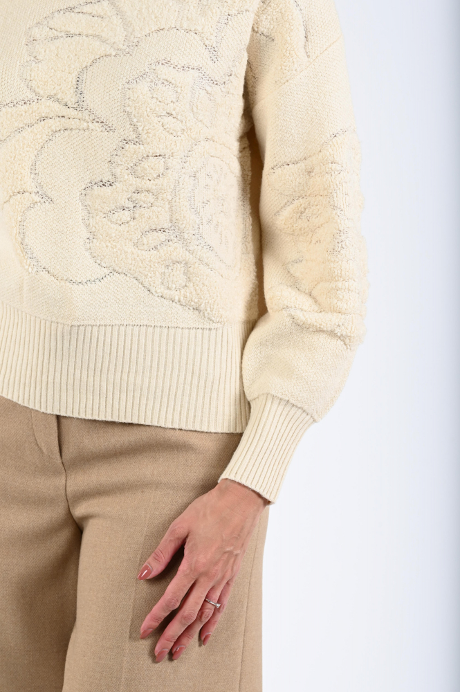 Caroline Biss 4215 Trui turtle neck Beige