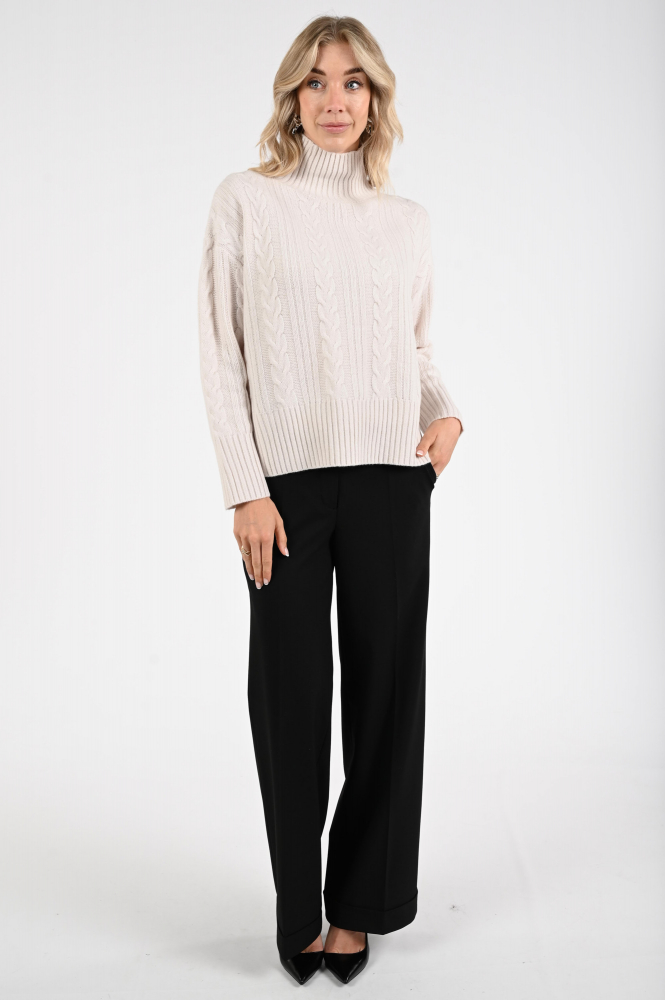 Catnoir 7016 Trui turtle neck Beige