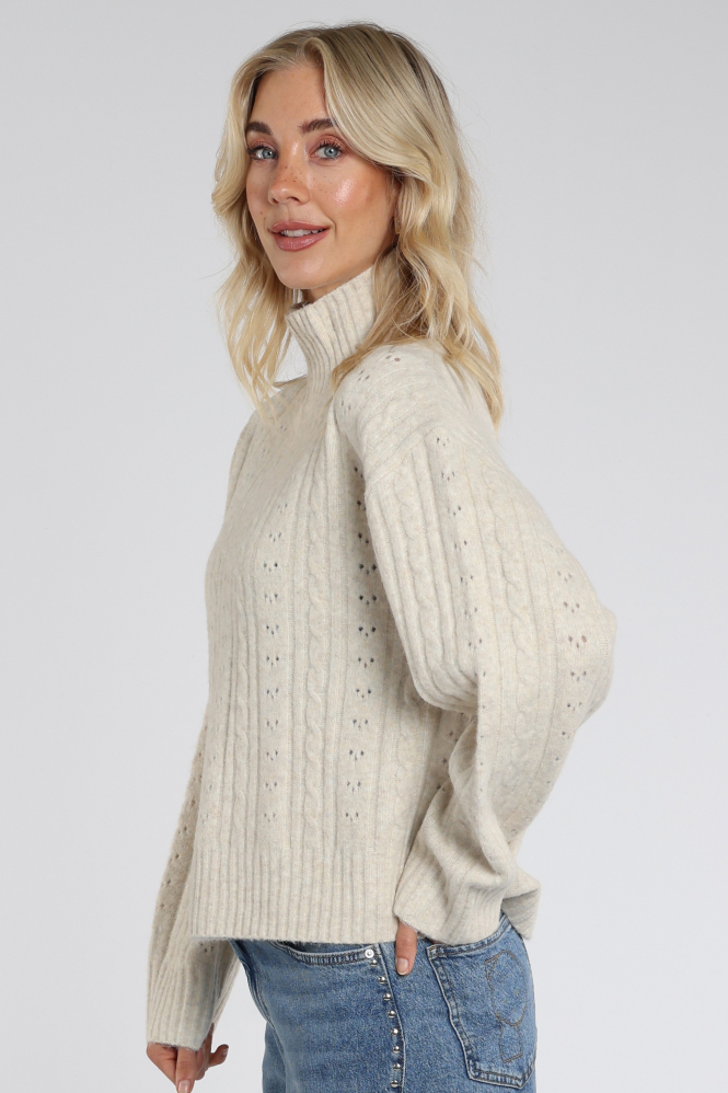 Neo Noir 168520 Anda Trui turtle neck Beige