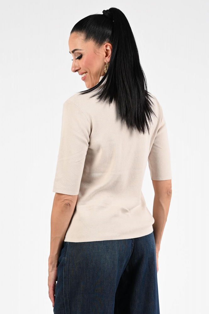 Knit-Ted Molly Trui turtle neck Beige