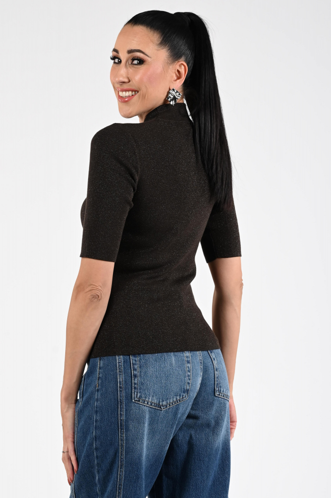 Emotions 225104 Trui turtle neck Bruin