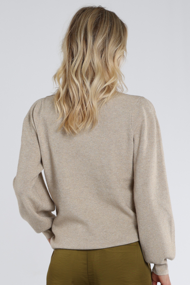 Nukus NKF03026 Trui turtle neck Beige