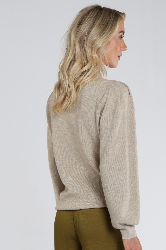 Nukus NKF03026 Trui turtle neck Beige