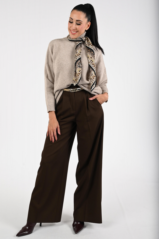 MaxMara Borgia mm12139 Trui turtle neck Beige