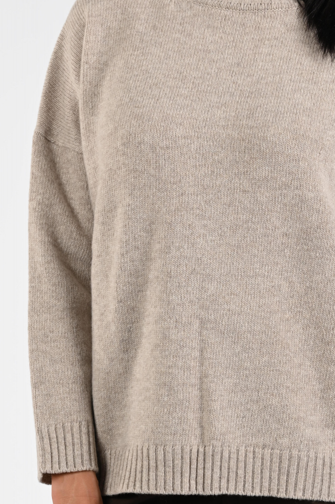 MaxMara Borgia mm12139 Trui turtle neck Beige