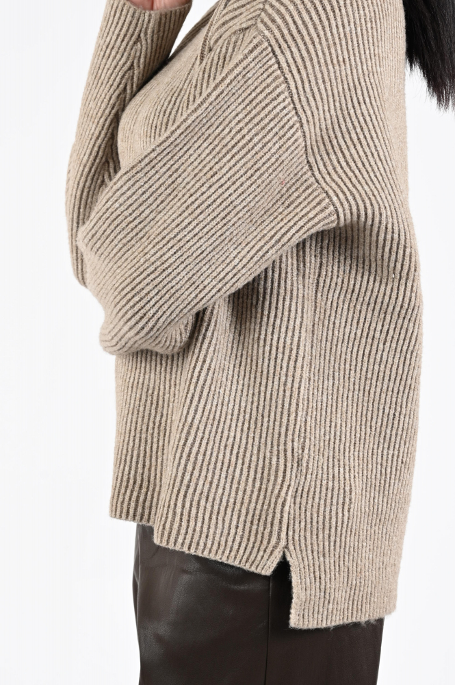 Co'couture 32230 Theresa Trui turtle neck Beige
