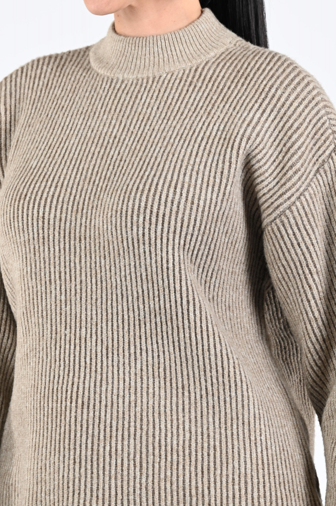 Co'couture 32230 Theresa Trui turtle neck Beige