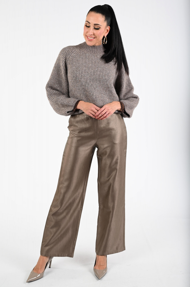 Moscow Fantasy 35-09 Trui turtle neck Bruin