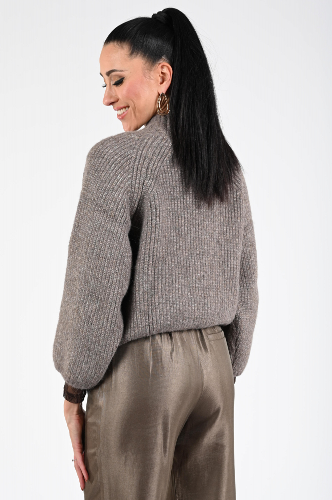 Moscow Fantasy 35-09 Trui turtle neck Bruin