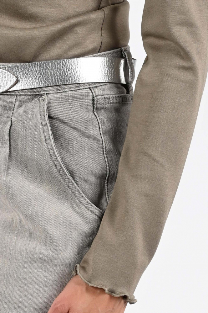 Aimée the label hiske Trui turtle neck Bruin