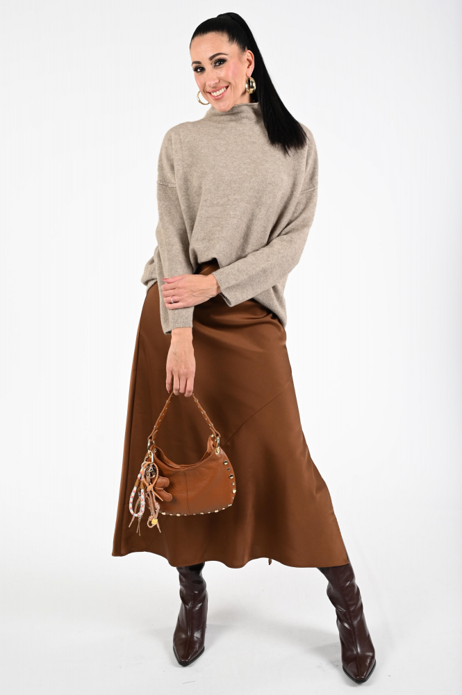 Knit-Ted Kim Trui turtle neck Bruin