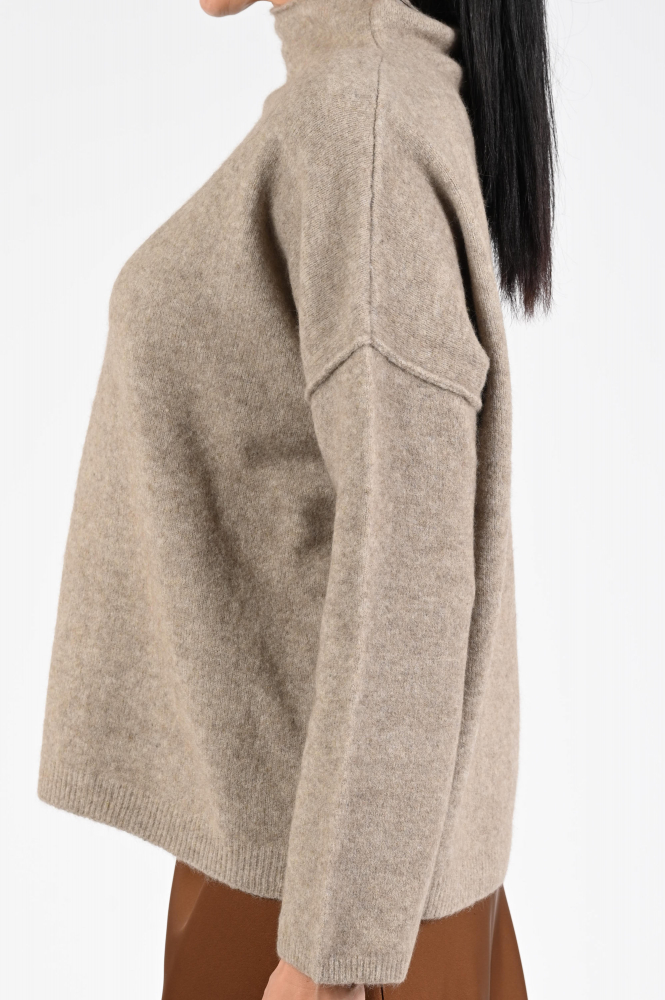 Knit-Ted Kim Trui turtle neck Bruin