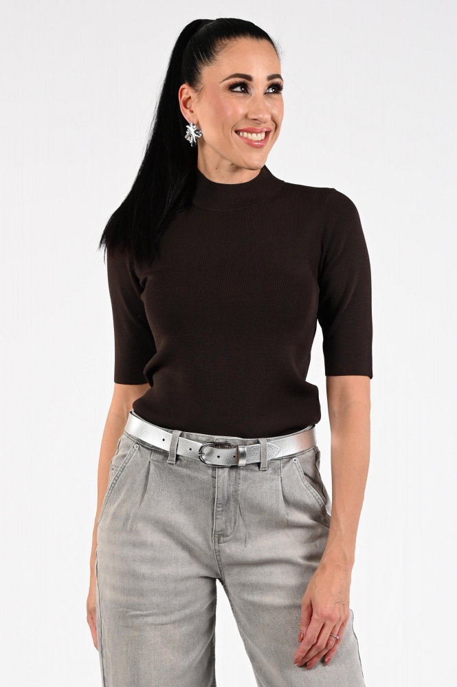 Emotions 225098 Trui turtle neck Bruin