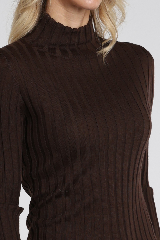 Catnoir 264-7628-1 Trui turtle neck Bruin