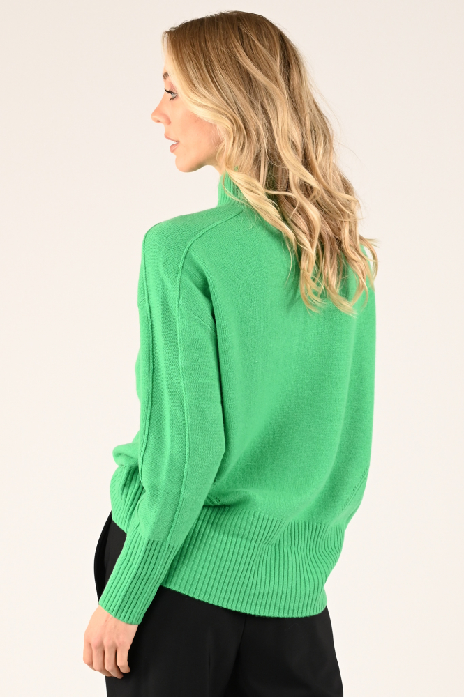 Marc Cain XS 41.51 M63 Trui turtle neck Groen