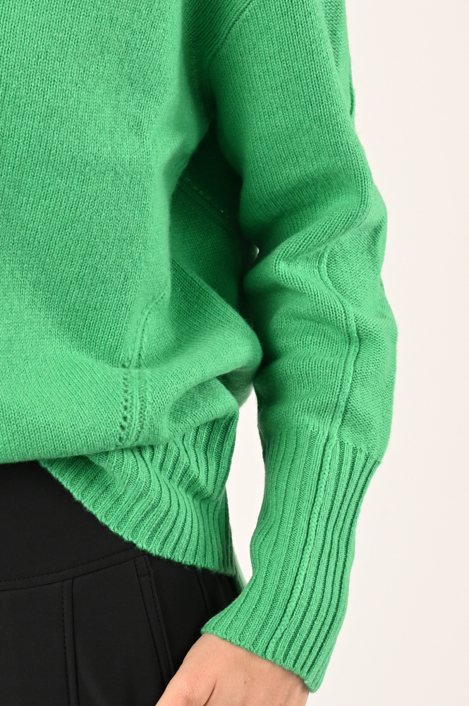 Marc Cain XS 41.51 M63 Trui turtle neck Groen
