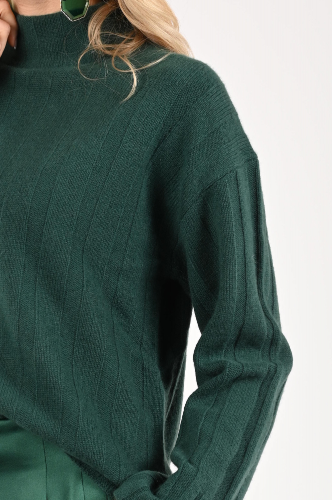 Marc Cain ZC 41.34 M69 Trui turtle neck Groen