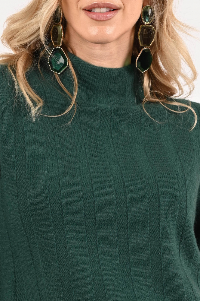 Marc Cain ZC 41.34 M69 Trui turtle neck Groen