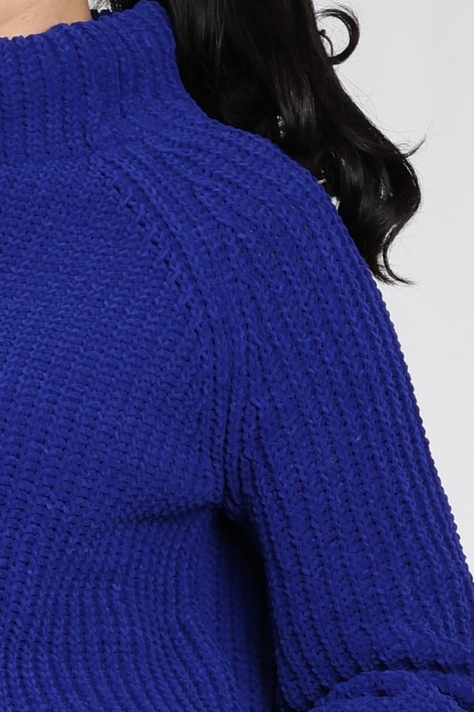 Monari 810181 Trui turtle neck Blauw