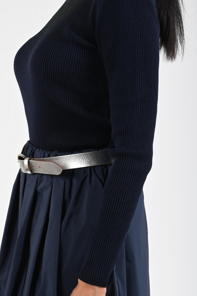 Caroline Biss 4253 Trui turtle neck Blauw