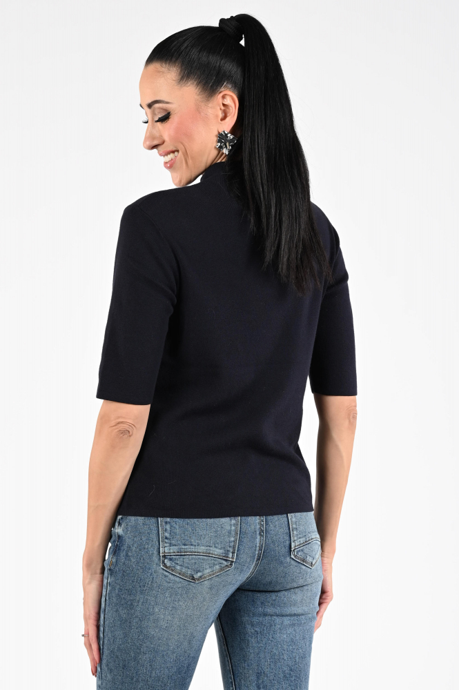 Knit-Ted Molly Trui turtle neck Blauw