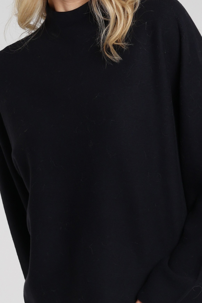 Knit-Ted Mill 262p002 Trui turtle neck Blauw