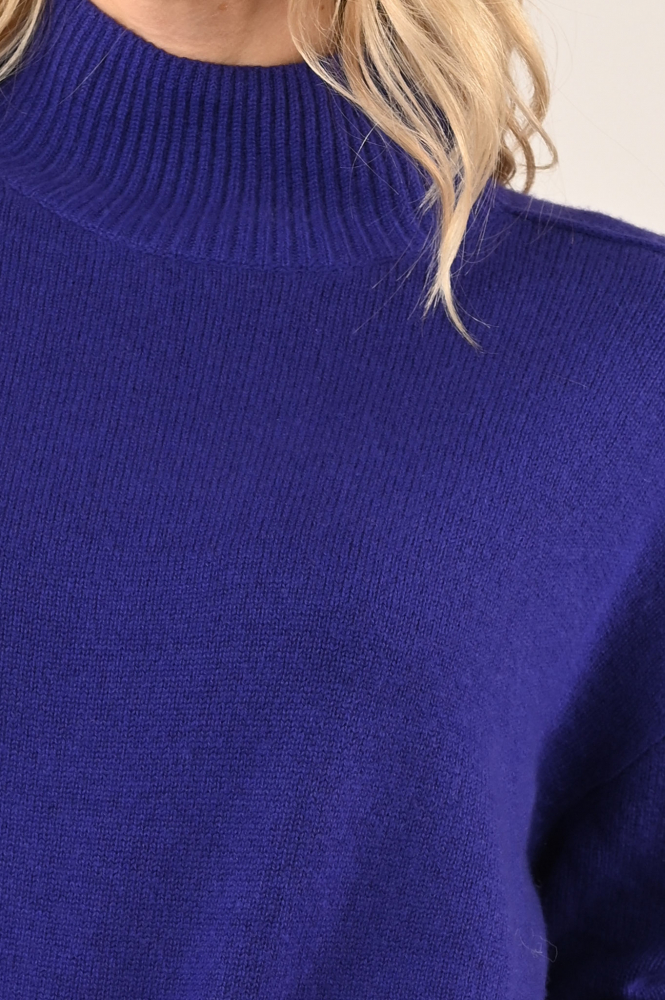 Marc Cain XS 41.51 M63 Trui turtle neck Paars