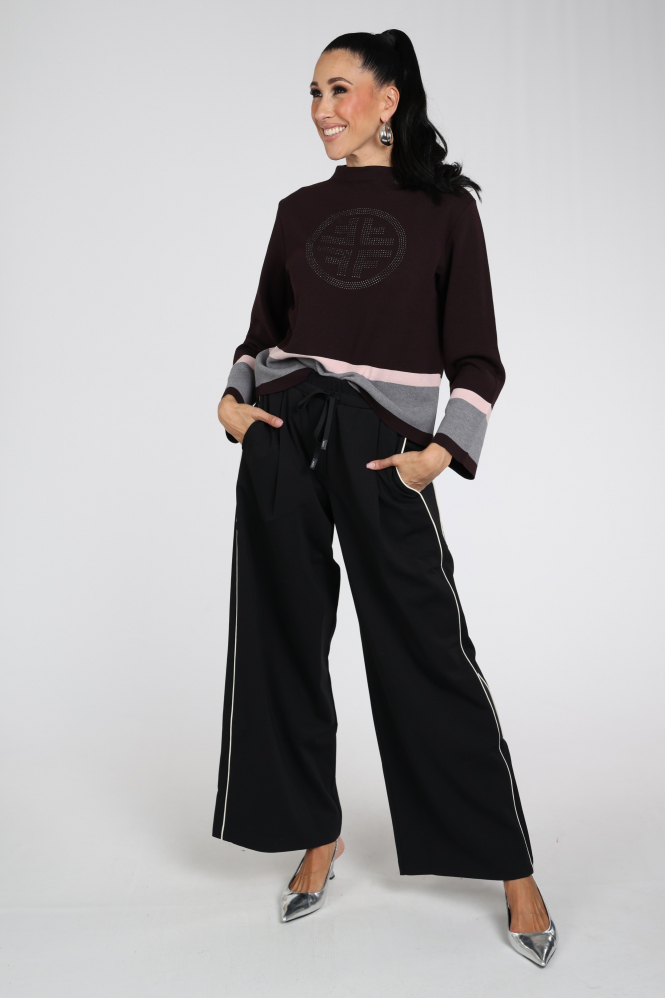FABER 16617 Trui turtle neck Paars