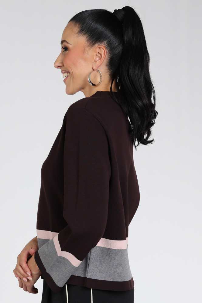 FABER 16617 Trui turtle neck Paars