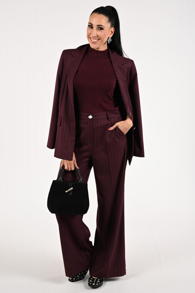Emotions 225104 Trui turtle neck Paars