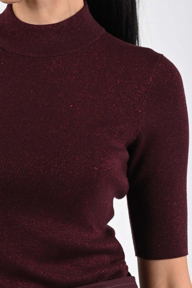 Emotions 225104 Trui turtle neck Rood