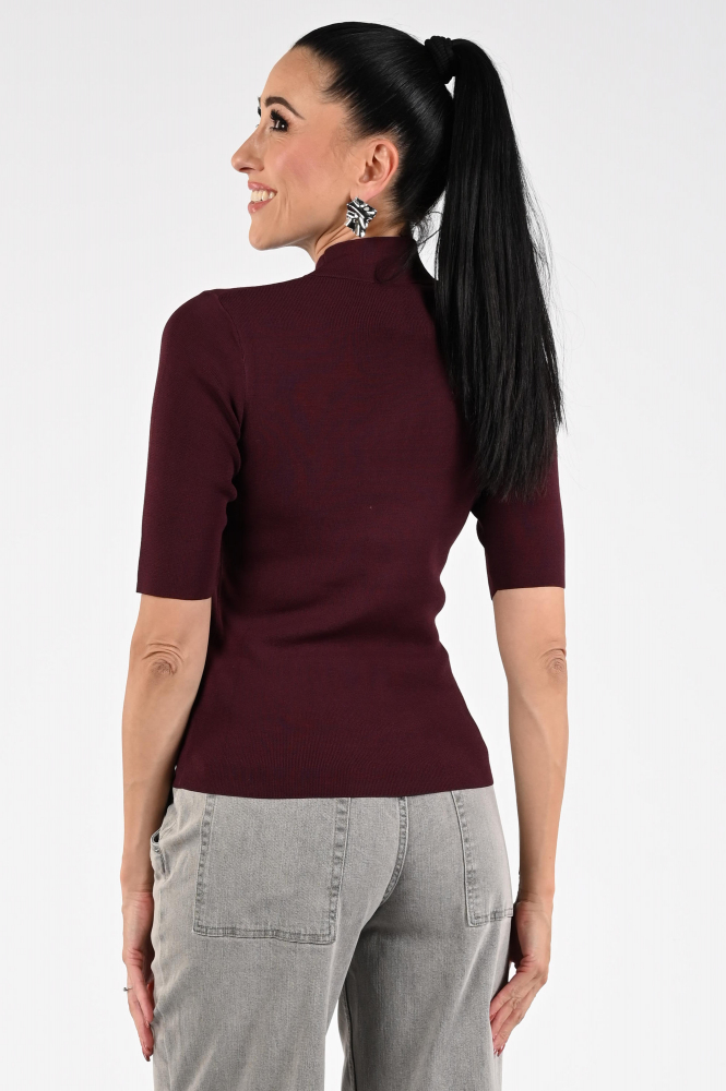 Emotions 225098 Trui turtle neck Rood