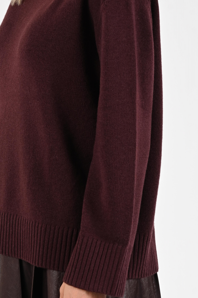Luisa Cerano 128711-5935 Trui turtle neck Paars
