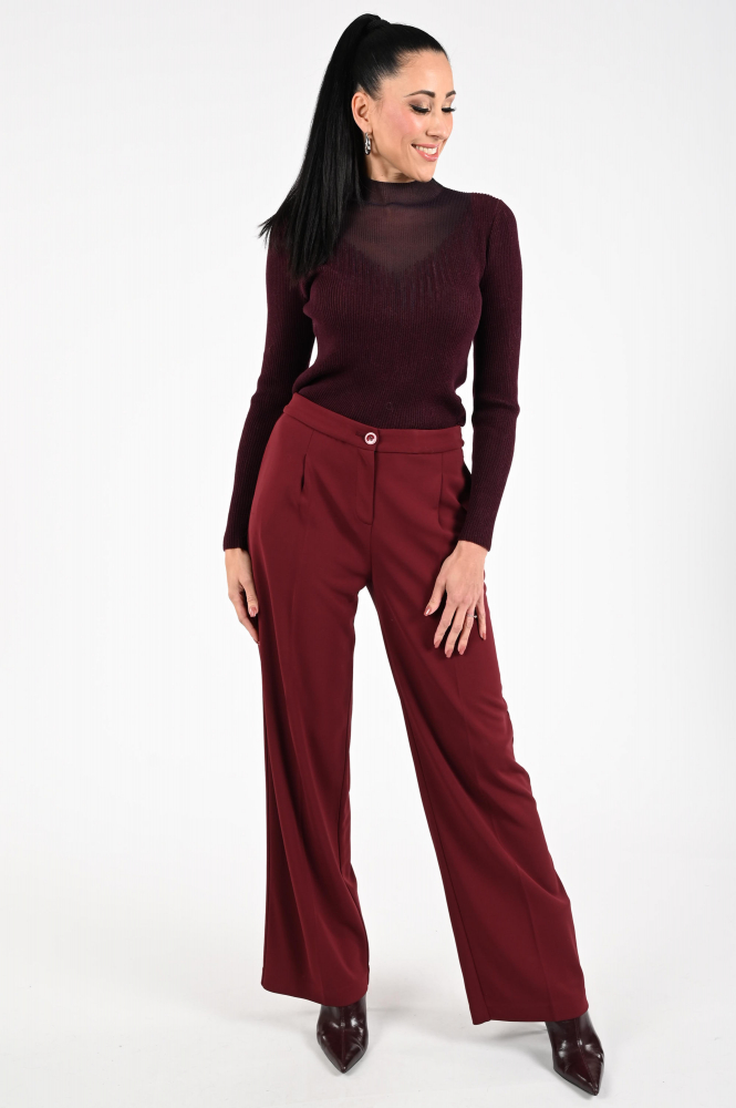 Caroline Biss 4253 Trui turtle neck Rood