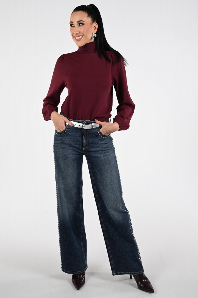 Fabienne Chapot CLTPUL14AW256602 Trui turtle neck Rood