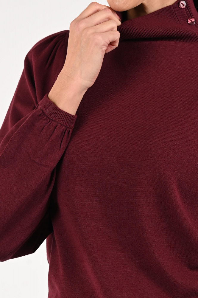 Fabienne Chapot CLTPUL14AW256602 Trui turtle neck Rood