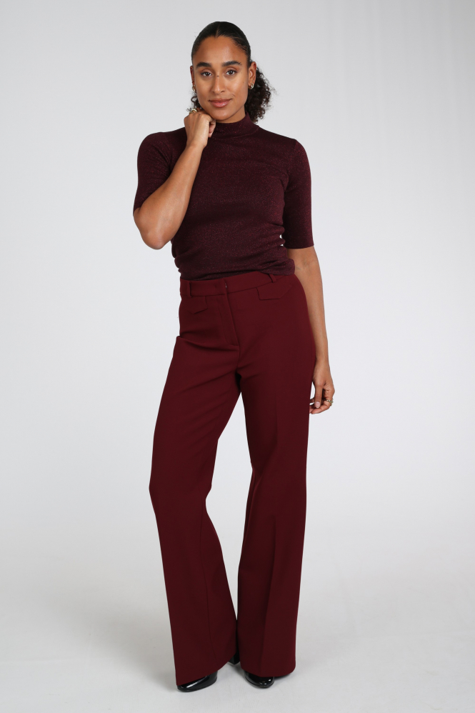 Emotions 226080 Trui turtle neck Rood