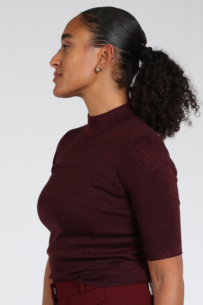 Emotions 226080 Trui turtle neck Rood